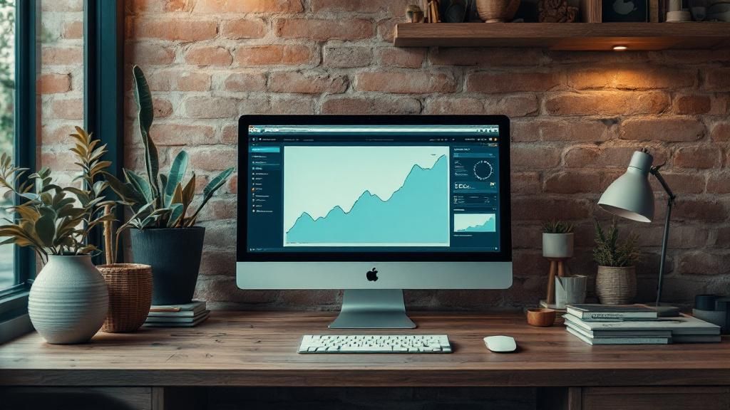 A detailed and engaging infographic showing the growth trajectory of a Tucson startup due to affordable web design.