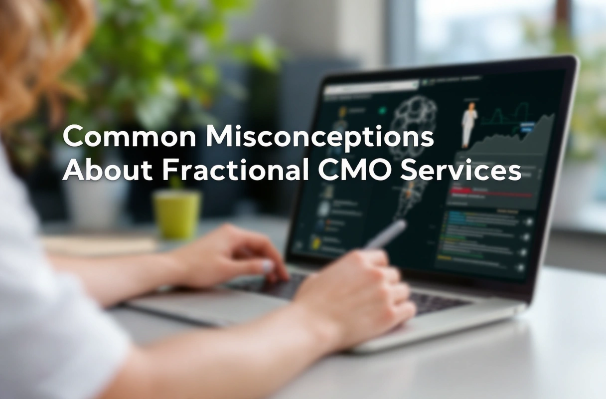 Professional image illustrating Common Misconceptions About Fractional CMO Services
